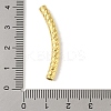 304 Stainless Steel Curved Tube Beads LS-STAS-M071-03G-G-4