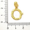 Rack Plating Brass Micro Pave Cubic Zirconia European Dangle Charms KK-L210-015G-O-3