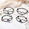 Natural & Synthetic Mixed Gemstone Beaded Bracelets for Women BJEW-JB13225-1