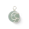 Copper Wired Gemstone Pendants PALLOY-JF02921-3