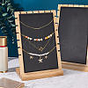 2 Bags Bamboo Wood Multiple Necklace Display Stands NDIS-PH0001-10C-4