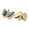 Brass Clear Cubic Zirconia Pendants KK-R210-12G-02-2