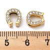 PVD Vacuum Plating 304 Stainless Steel Crystal Rhinestone Beads SATS-R130-02G-03-3