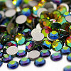 Glass Flat Back Rhinestone RGLA-C002-SS12-001VM-1