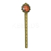 Mixed Natural & Synthetic Gemsotne Bookmarks AJEW-JK00282-4