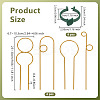 1 Set Iron Trellis AJEW-OC0005-71G-2