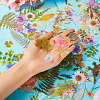 4 Bags 4 Styles Plant PET Adhesive Waterproof Stickers DIY-TA0009-84-6