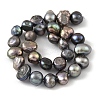 Dyed Natural Cultured Freshwater Pearl Beads Strands PEAR-A006-08E-3