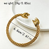 304 Stainless Steel Cuff Bangles for Unisex FS-WGEB249-03-2