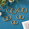 10Pcs 5 Size 316L Surgical Stainless Steel Huggie Hoop Earrings for Girl Women EJEW-TA0001-10-6