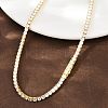 925 Sterling Silver Pave Crystal Cubic Zirconia Tennis Necklaces for Women NJEW-C096-01B-G02-2