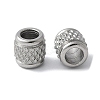 304 Stainless Steel European Beads STAS-S169-03B-P-1