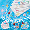 35Pcs 35 Styles Translucent Resin Sea Animal Decoden Cabochons RESI-FH0001-63-5
