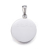 Tarnish Resistant 304 Stainless Steel Pendants LS-STAS-P115-09P-1