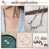 200Pcs 10 Colors  Faceted Rondelle Glass Connector Charms FIND-PH0021-24-6