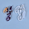 Letter DIY Silicone Molds DIY-I034-08Y-3