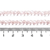 Electroplate Transparent Glass Beads Strands EGLA-A035-T4mm-A20-4