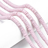 Handmade Polymer Clay Beads Strands CLAY-R089-6mm-049-6