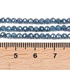 Cubic Zirconia Bead Strands ZIRC-C006-01B-04-4