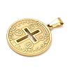 304 Stainless Steel Pendants STAS-F336-17G-2