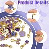 20Pcs 20 Styles Alloy Enamel Pendant Decorations HJEW-FS00047-3