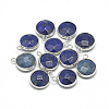 Synthetic Lapis Lazuli Pendants G-Q964-04P-1