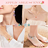 20Pcs 5 Styles Random Color Alloy Enamel Charms ENAM-YW0004-79A-6
