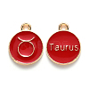 Alloy Enamel Pendants ENAM-S124-01A-07C-1