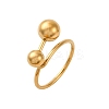 304 Stainless Steel Adjustable Cuff Rings for Women LS-RJEW-B131-03B-2