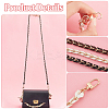 WADORN 3Pcs 3 Colors Braided Imitation Leather & Alloy Chain Bag Straps FIND-WR0007-92-4