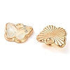 Rack Plating Alloy Glass Charms FIND-Q099-07G-07-2
