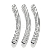 304 Stainless Steel Curved Tube Beads STAS-M071-03D-P-1