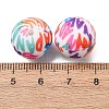 Food Grade Eco-Friendly Printed Silicone Beads SIL-A013-01A-01-3
