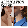12Pcs 3 Colors Brass Micro Pave Cubic Zirconia Pendants ZIRC-AR0001-12-5