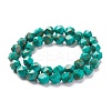 Synthetic Gold Line Turquoise Beads TURQ-F016-03C-07-2