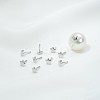 Star Brass Head Pins KK-U051-02P-02-1