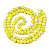 Electroplate Glass Beads Strands EGLA-Q125-002-A04-2