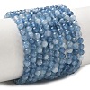 Natural Devil Blue Aquamarine Beads Strands LS-G-P629-A03-03-1