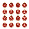 Golden Plated Alloy Enamel Charms LS-ENAM-S118-03Y-2