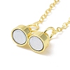 Brass Magnetic Clasp with Cable Safety Chain X-KK-F839-035G-3