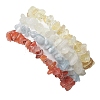 12 Constellation Natural Mixed Gemstone Chip Beaded Stretch Bracelets Sets for Women Men BJEW-JB10264-05-2