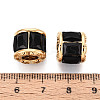 304 Stainless Steel and Glass Charms STAS-T071-04A-G-3