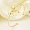 304 Stainless Steel Cuff Bangles BJEW-B107-01G-1