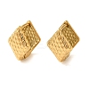 Real 18K Gold Plated 304 Stainless Stee Hoop Earrings EJEW-U009-02G-09-1