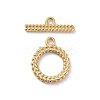 Ion Plating(IP) 304 Stainless Steel Ring Toggle Clasps STAS-A092-09A-G-1