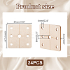 24Pcs Wood Tool for Knitting Loom Accessories TOOL-GA0001-90B-01-2