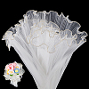 Wrinkled Wavy Polyester Flower Bouquets Wrapping Packaging FIND-WH0110-751B-1