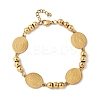 304 Stainless Steel Link Bracelets for Women BJEW-A042-01G-2
