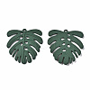 Spray Painted Alloy Pendants X-PALLOY-T077-117B-RS-2