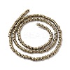 Electroplated Synthetic Non-magnetic Hematite Beads Strands G-I364-I01-01B-2